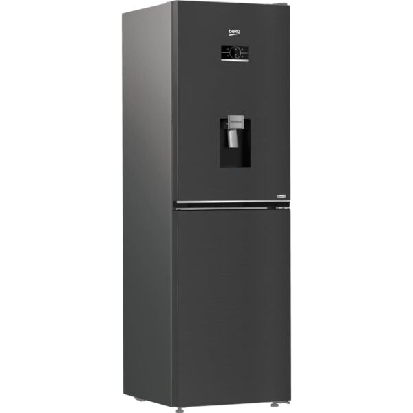 317L Frost Free Beko Fridge Freezer, 50/50, Black - CNG5692DVPZ - Naamaste London Homewares - 2