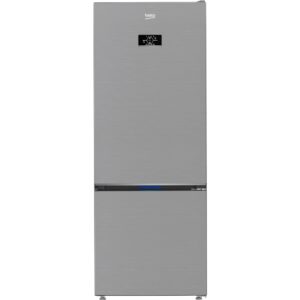 475L Freestanding Frost Free Beko Fridge Freezer, 70/30, Stainless Steel - CNG5785VPS - Naamaste London Homewares - 1