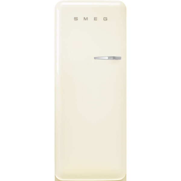 244L Retro Tall Fridge with Ice Box, Cream - Smeg FAB28LCR5UK - Naamaste London Homewares - 1