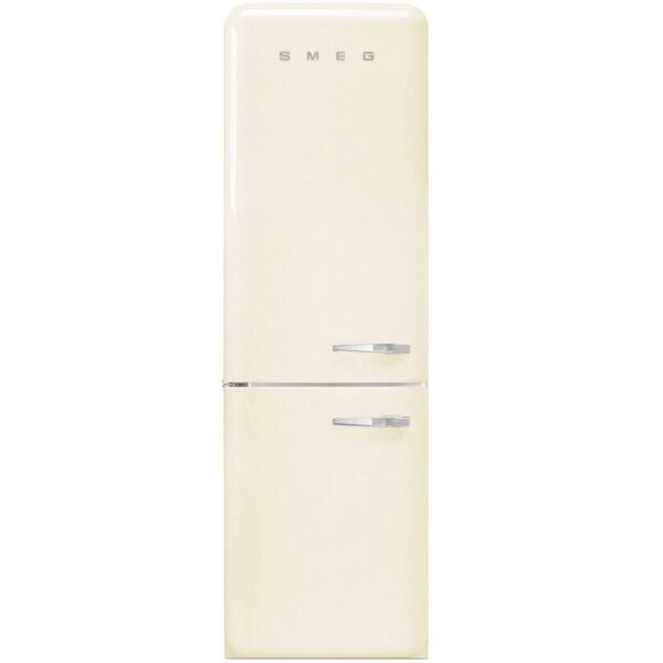331L Retro Frost Free Smeg Fridge Freezer, 60/40, Cream - FAB32LCR5UK - Naamaste London Homewares - 1