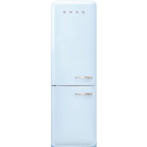 331L Retro Frost Free Smeg Fridge Freezer, 60/40, Pastel Blue - FAB32LPB5UK - Naamaste London Homewares - 1