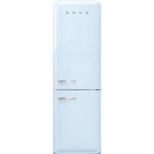 331L Retro Frost Free Smeg Fridge Freezer, 60/40, Pastel Blue - FAB32RPB5UK - Naamaste London Homewares - 1