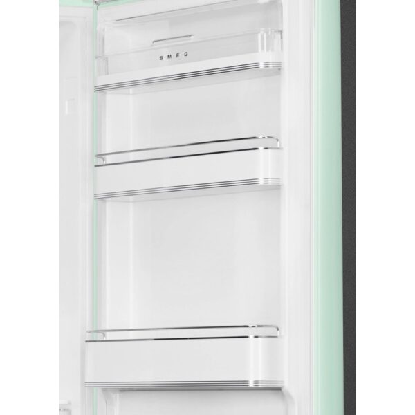 331L Retro Frost Free Smeg Fridge Freezer, 60/40, Pastel Green - FAB32RPG5UK - Naamaste London Homewares - 4