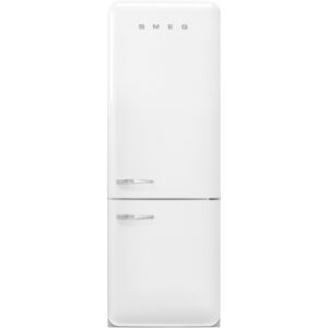 481L Retro No Frost Smeg Fridge Freezer, 70/30, White - FAB38RWH5 - Naamaste London Homewares - 1