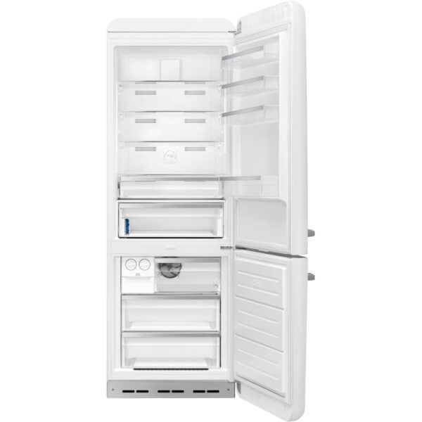 481L Retro No Frost Smeg Fridge Freezer, 70/30, White - FAB38RWH5 - Naamaste London Homewares - 2