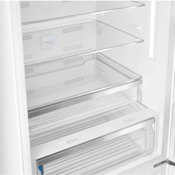 481L Retro No Frost Smeg Fridge Freezer, 70/30, White - FAB38RWH5 - Naamaste London Homewares - 6