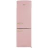 330L Retro Frost Free Fridge Freezer, 60/40, Pink - CDA Florence Tea Rose - Naamaste London Homewares - 1