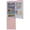 330L Retro Frost Free Fridge Freezer, 60/40, Pink - CDA Florence Tea Rose - Naamaste London Homewares - 2