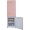 330L Retro Frost Free Fridge Freezer, 60/40, Pink - CDA Florence Tea Rose - Naamaste London Homewares - 3