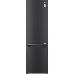 384L No Frost Black Fridge Freezer, 70/30 Freestanding - LG GBB92MCB2P - Naamaste London Homewares - 1