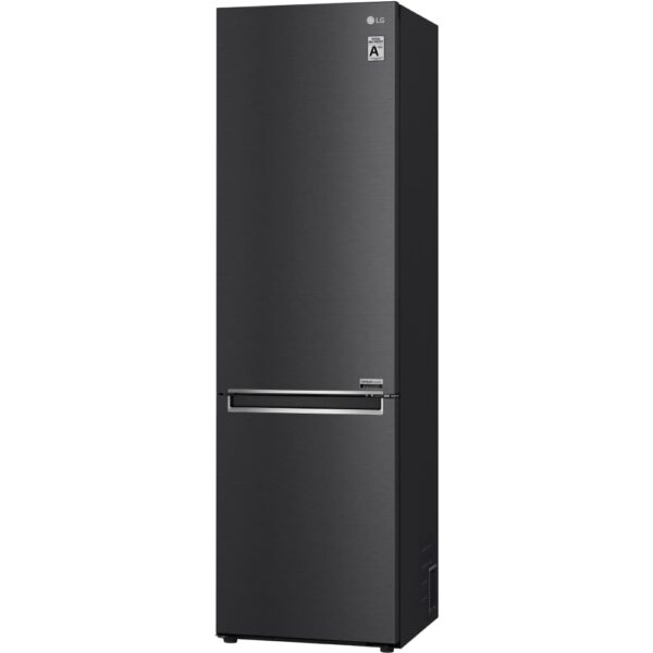 384L No Frost Black Fridge Freezer, 70/30 Freestanding - LG GBB92MCB2P - Naamaste London Homewares - 6