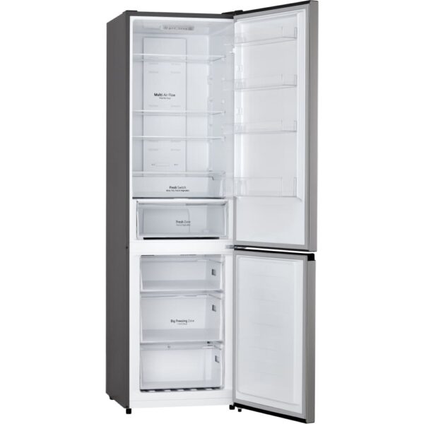 336L No Frost Freestanding Fridge Freezer, 70/30, Silver - LG GBM22HSADH - Naamaste London Homewares - 12