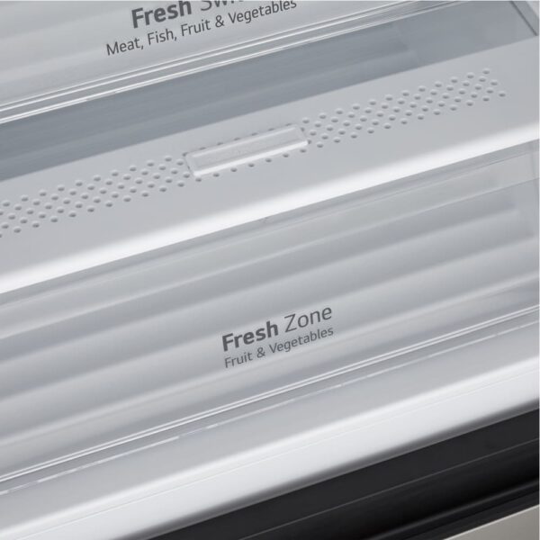336L No Frost Freestanding Fridge Freezer, 70/30, Silver - LG GBM22HSADH - Naamaste London Homewares - 9