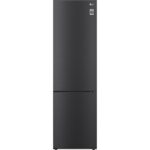 384L No Frost A Rated Black Fridge Freezer, 70/30 - LG GBP62MCNAC - Naamaste London Homewares - 1