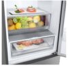 384L No Frost Freestanding Fridge Freezer, 70/30, Silver, B Rated - LG GBP62PZNBC - Naamaste London Homewares - 3