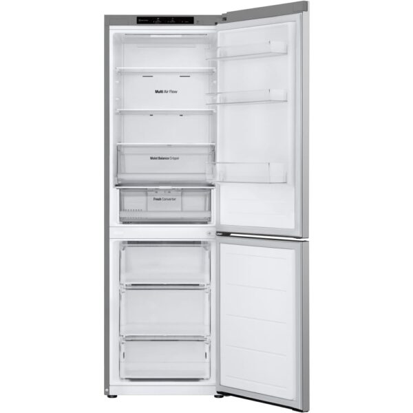 344L No Frost Freestanding Fridge Freezer, 60/40, Silver - LG GBV3100DPY - Naamaste London Homewares - 5