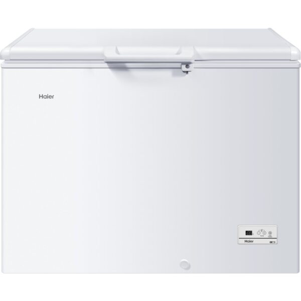 310L Freestanding Chest Freezer, White - Haier HCE319F - Naamaste London Homewares - 1