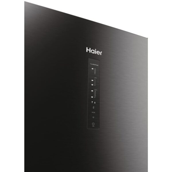 2D 60 No Frost Black Fridge Freezer, 70/30, - Haier HDW3620DNPD - Naamaste London Homewares - 2