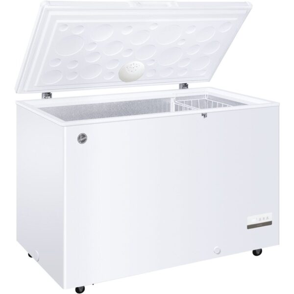 310L Freestanding Chest Freezer, White - Hoover HHCH 312 EL - Naamaste London Homewares - 2