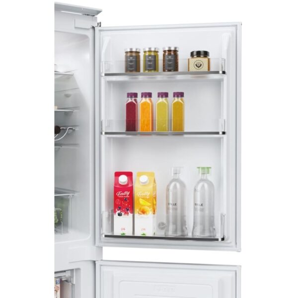 233L Static Integrated Fridge Freezer, 50/50, White - Hoover HOB50S518FK - Naamaste London Homewares - 3