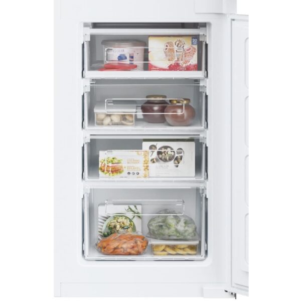 233L Static Integrated Fridge Freezer, 50/50, White - Hoover HOB50S518FK - Naamaste London Homewares - 5