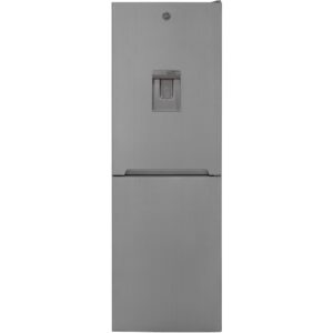 203L Hoover Fridge Freezer Freestanding, 50/50, Stainless Steel - HVNB 618FX5WDK - Naamaste London Homewares - 1