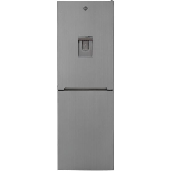 203L Hoover Fridge Freezer Freestanding, 50/50, Stainless Steel - HVNB 618FX5WDK - Naamaste London Homewares - 1
