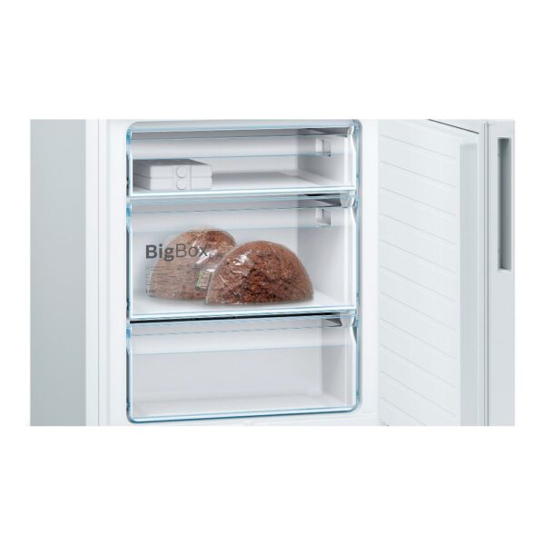 413L Low Frost Bosch Fridge Freezer, 60/40, White - KGE49AWCAG - Naamaste London Homewares - 6