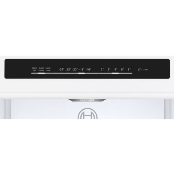 321L No Frost Bosch Fridge Freezer, 60/40, White - KGN362WDFG - Naamaste London Homewares - 7