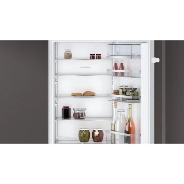 270L Low Frost Integrated Fridge Freezer, 70/30, White - Neff KI5872SE0G N50 - Naamaste London Homewares - 6