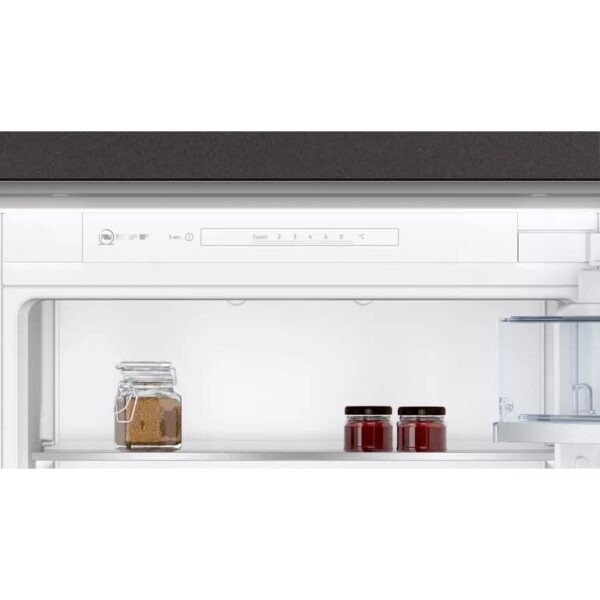 270L Low Frost Integrated Fridge Freezer, 70/30, White - Neff KI5872SE0G N50 - Naamaste London Homewares - 9