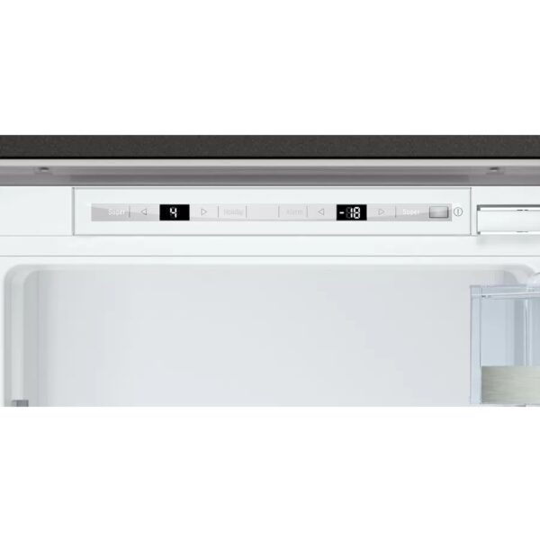 270L Low Frost Integrated Fridge Freezer, Fixed Hinge, 70/30 - Neff KI6873FE0G N70 - Naamaste London Homewares - 3