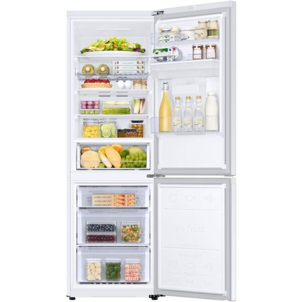 341L Classic Samsung Fridge Freezer, 70/30, White - RB34C652DWW Series 7 - Naamaste London Homewares - 3