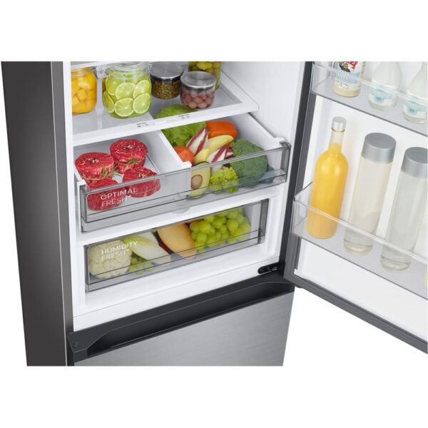 387L Bespoke SpaceMax Samsung Fridge Freezer, Silver Metal - RB38C7B5CS9 - Naamaste London Homewares - 7