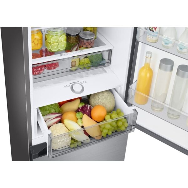 387L Bespoke SpaceMax Samsung Fridge Freezer, Silver Metal - RB38C7B5CS9 - Naamaste London Homewares - 8