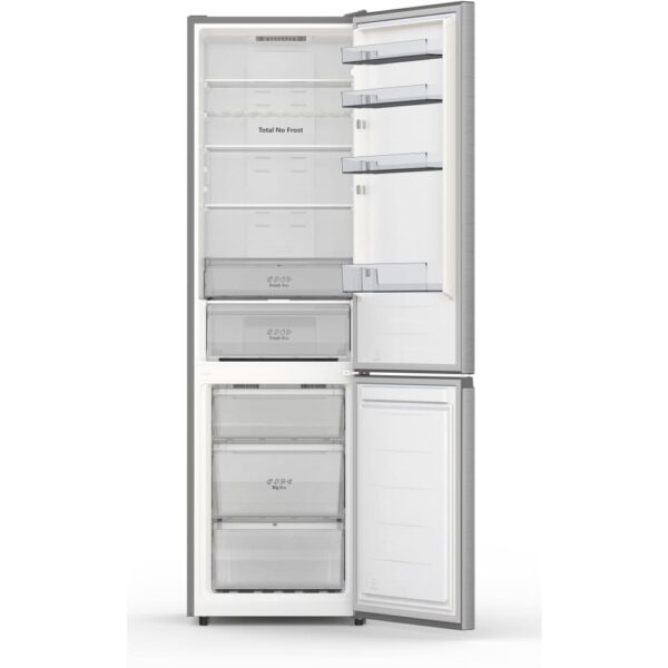 336L Total No Frost Hisense Fridge Freezer, 70/30, Stainless Steel - RB440N4ACA - Naamaste London Homewares - 2