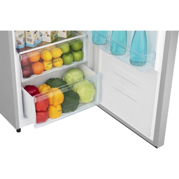 60cm Tall Larder Fridge, Stainless Steel - Hisense RL415N4ACE - Naamaste London Homewares - 3