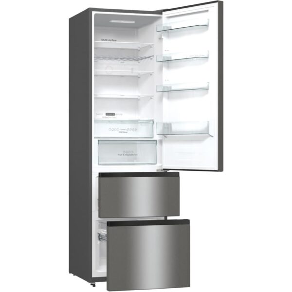 368L Total No Frost Hisense Fridge Freezer, 70/30, Stainless Steel - RM469N4ACEUK - Naamaste London Homewares - 13