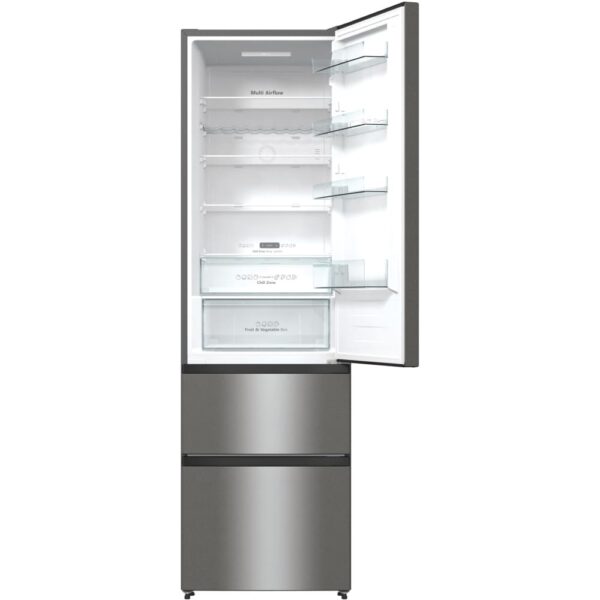 368L Total No Frost Hisense Fridge Freezer, 70/30, Stainless Steel - RM469N4ACEUK - Naamaste London Homewares - 7
