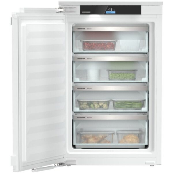 87L No Frost Built-In Integrated Freezer, White, C Rated - Liebherr SIFNci3954 - Naamaste London Homewares - 3
