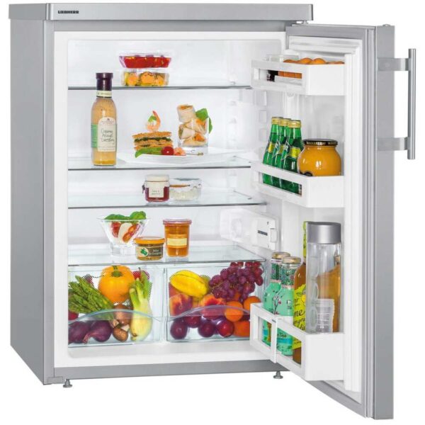 60cm Larder Under Counter Fridge, Stainless Steel - Liebherr TPesf1710 - Naamaste London Homewares - 7