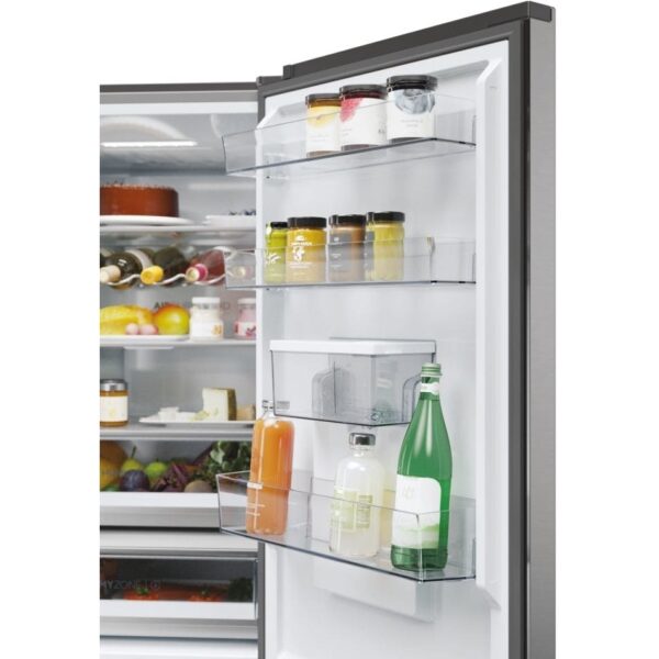 349L Total No Frost Haier Fridge Freezer, 60/40, Silver - HDPW5618DWPK 2D 60 Series 5 Pro - Naamaste London Homewares - 17