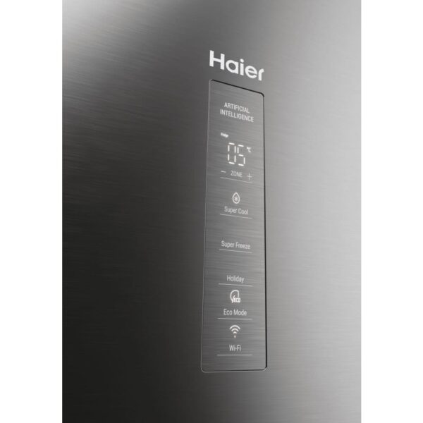 349L Total No Frost Haier Fridge Freezer, 60/40, Silver - HDPW5618DWPK 2D 60 Series 5 Pro - Naamaste London Homewares - 20