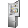 357L Total No Frost Haier Fridge Freezer, 60/40, Silver - HTW5618EWMG 3D 60 Series 5 - Naamaste London Homewares - 15