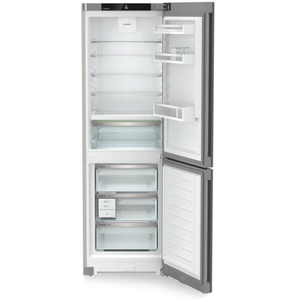 320L No Frost Freestanding Fridge Freezer, Stainless Steel, A Rated - Liebherr CBNsda 5223 - Naamaste London Homewares - 5