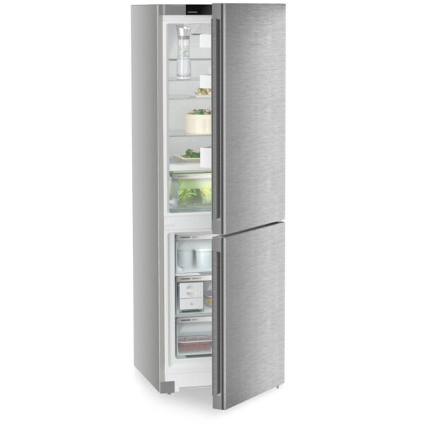 320L No Frost Freestanding Fridge Freezer, Stainless Steel, A Rated - Liebherr CBNsda 5223 - Naamaste London Homewares - 6