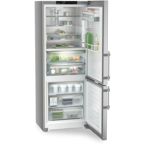 474L No Frost Freestanding Fridge Freezer, 70/30, Silver, B Rated - Liebherr CBNsdb 775i - Naamaste London Homewares - 2