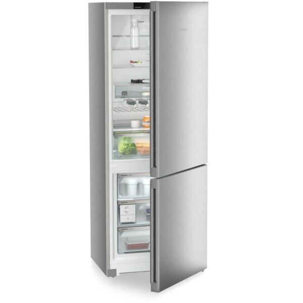 486L No Frost Freestanding Fridge Freezer, 70/30, Silver, D Rated - Liebherr CNsfd 7723 - Naamaste London Homewares - 6