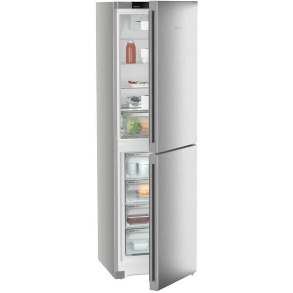 359L Frost Free Fridge Freezer, 60/40, Silver, D Rated - Liebherr CNsfd 5704 - Naamaste London Homewares - 5
