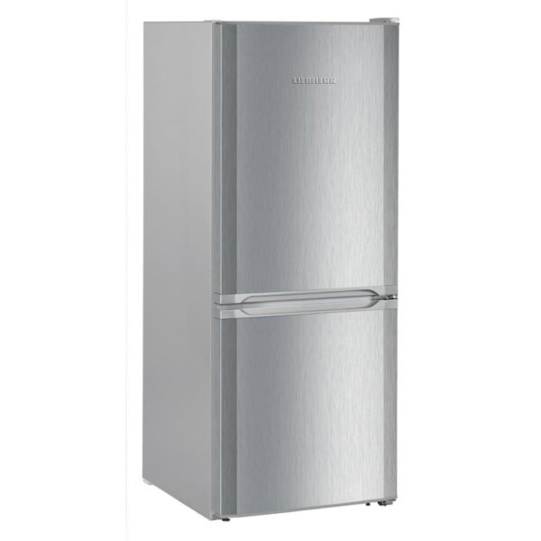 211L Low Frost Freestanding Fridge Freezer, 60/40, Silver - Liebherr CUele 2331 - Naamaste London Homewares - 1